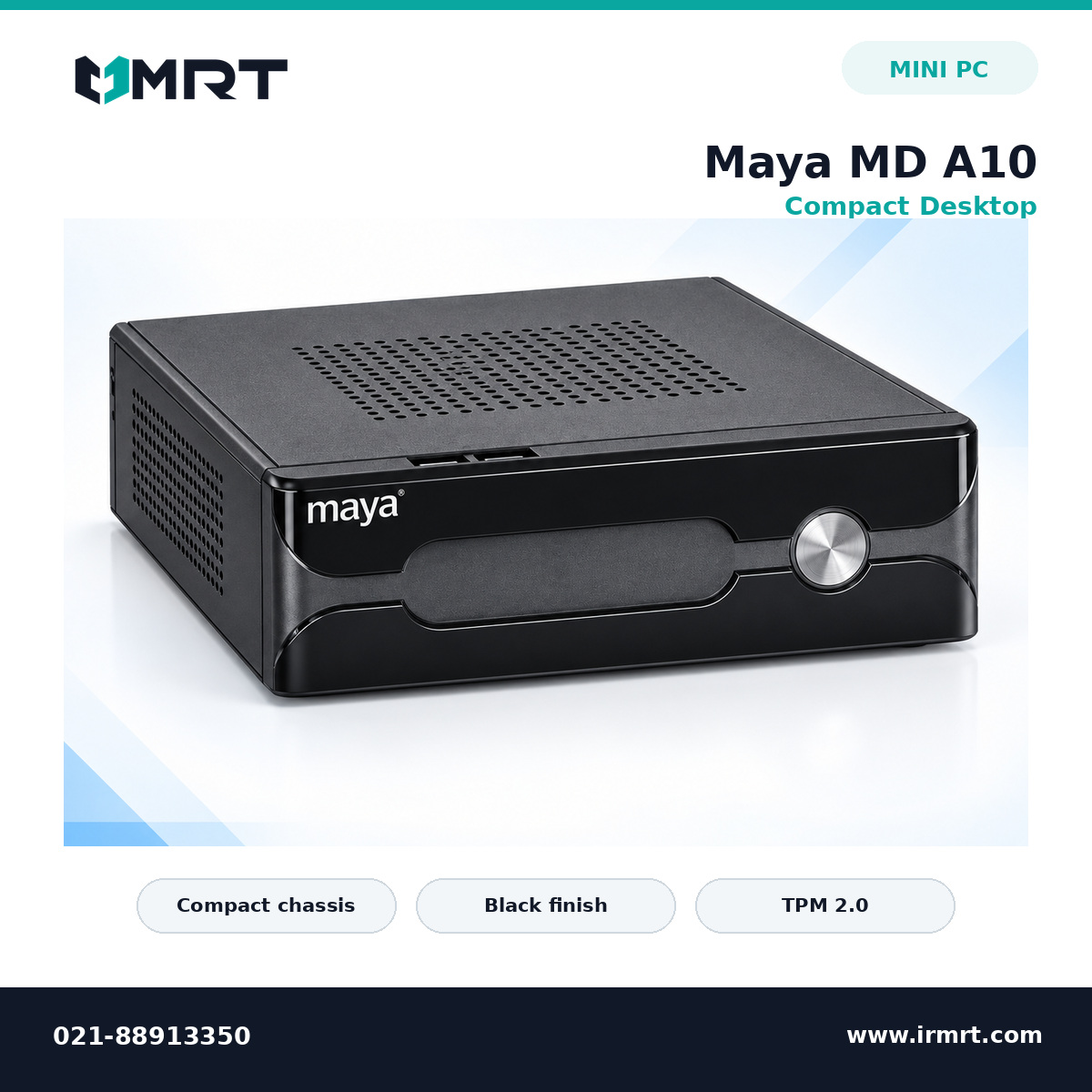 مینی پیسی Maya MD A10؛ نمای زاویهدار